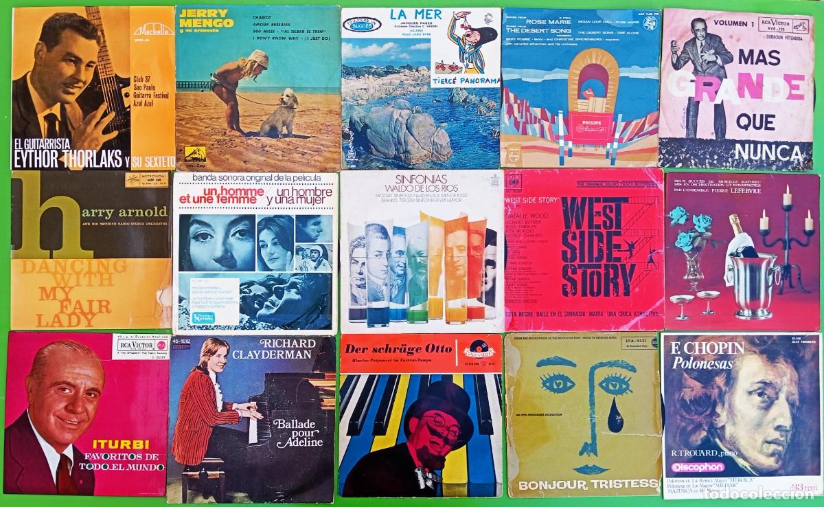Discos de vinilo: Lote 15 Discos Istrumentales: Orquestas, Pel&iacute;culas...