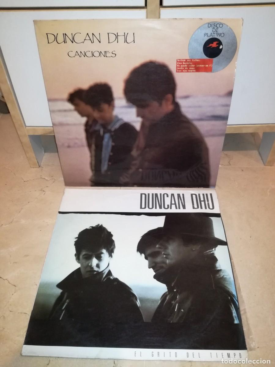 Discos de vinilo: LOTE 2 LPs ORIGINAL DE DUNCAN DHU-CANCIONES Y EL GRITO DEL TIEMPO