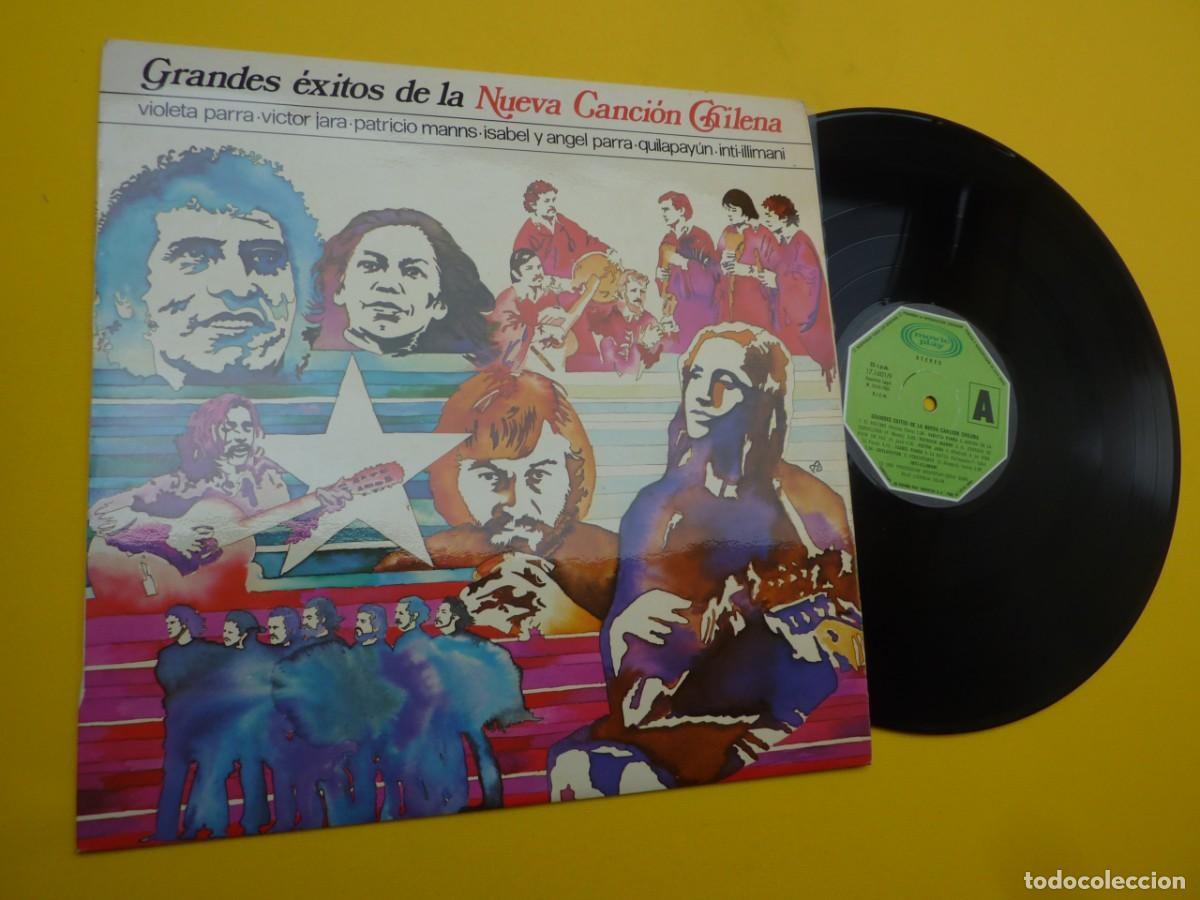 Discos de vinilo: LP NUEVA CANCION CHILENA - Grandes Exitos - 17.1601/9 - Victor Jara - Violeta Parra (EX++/EX+) 5