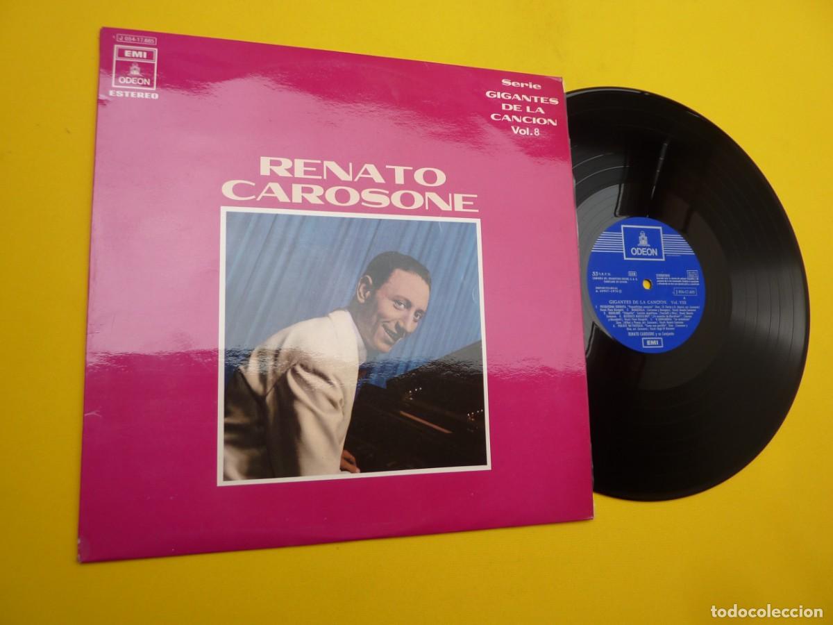 Discos de vinilo: LP RENATO CAROSONE - Tu Vuo Fa L'americano - Edicion ESPA&Ntilde;OLA - Vol 8 - 1 J 054-17.685 (EX+/EX+)3