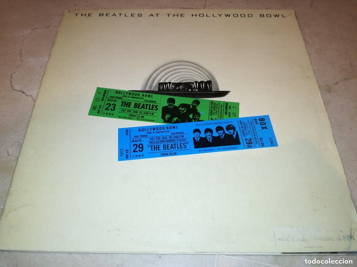 Discos de vinilo: THE BEATLES - BEATLES AT THE HOLLYWOOD BOWL ..LP DE EDICION ESPA&Ntilde;OLA - PORTADA GATEFOLD - 1977
