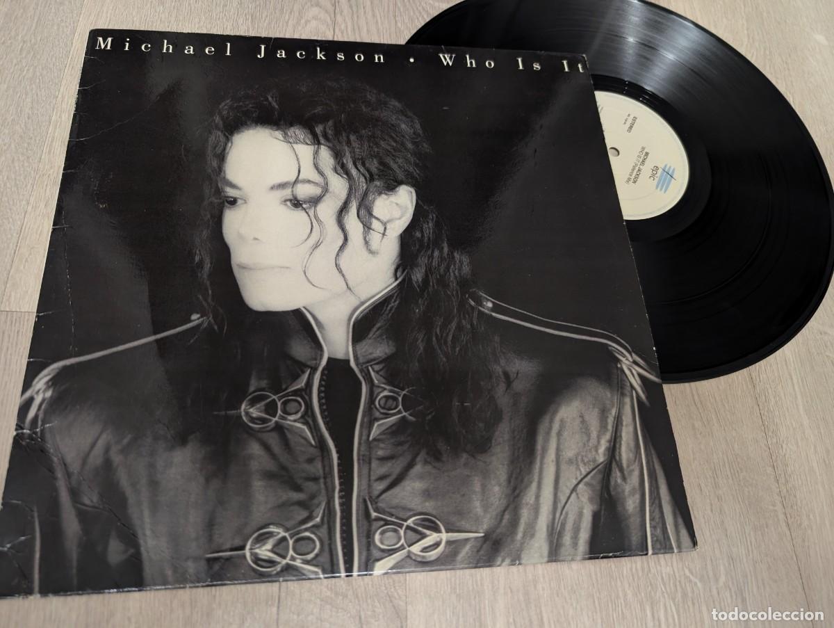 Discos de vinilo: MICHAEL JACKSON - WHO IS IT..MAXISINGLE DE EPIC..1&ordf; EDICION ESPA&Ntilde;OLA DE 1992 .INCLUYE 4 VERSIOSIONES