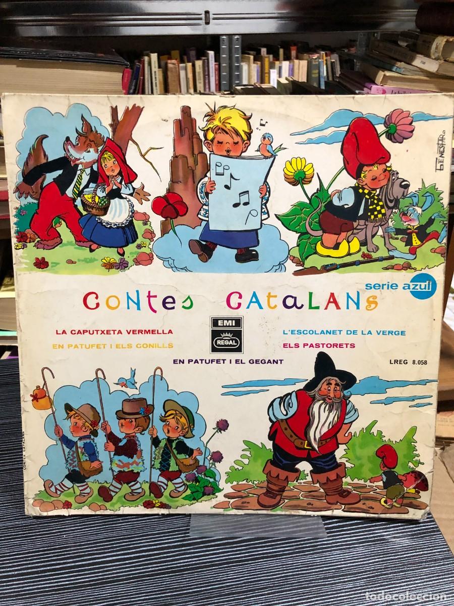 Discos de vinilo: Contes Catalans (Serie Azul) EMI Regal / Cuentos tradicionales ilustrados