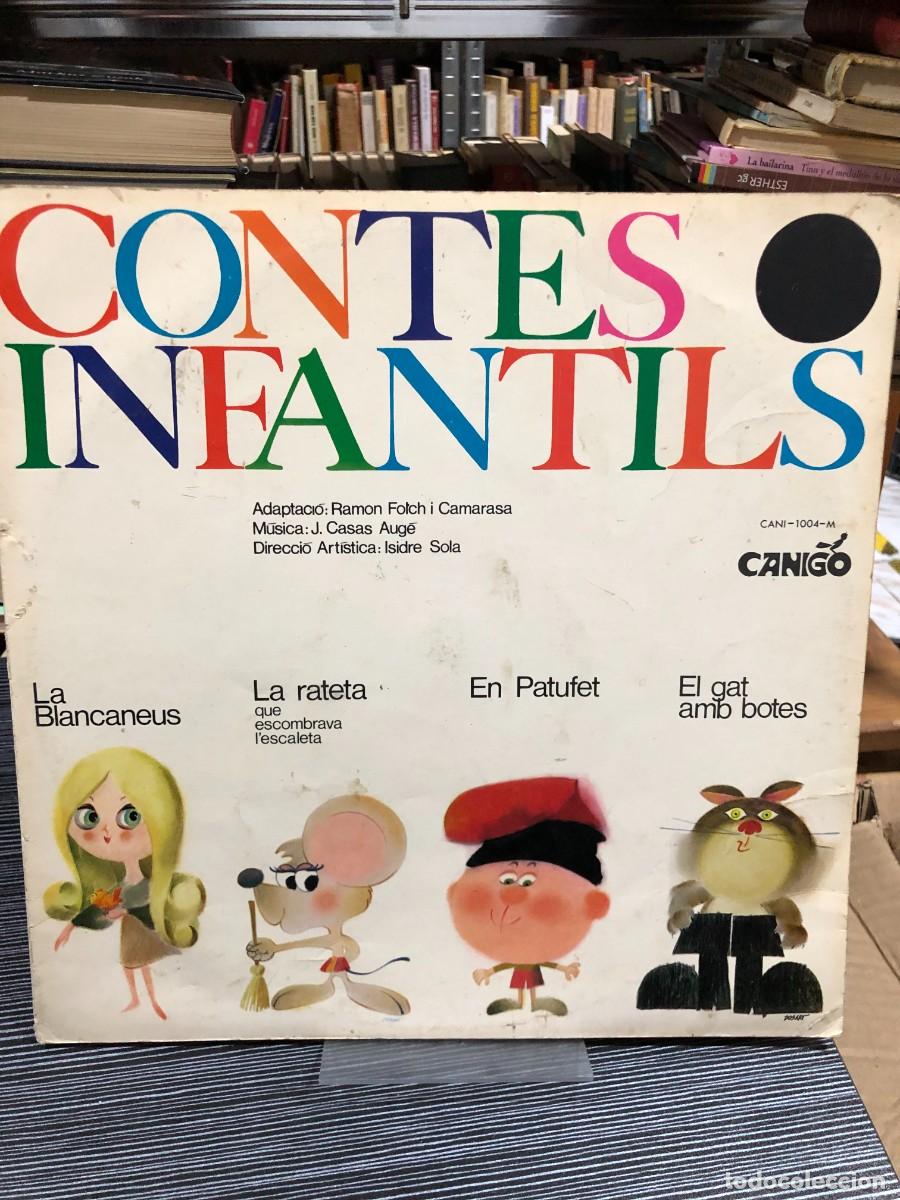 Discos de vinilo: Contes Infantils Canig&oacute; / Adaptaci&oacute;n de Ramon Folch i Camarasa