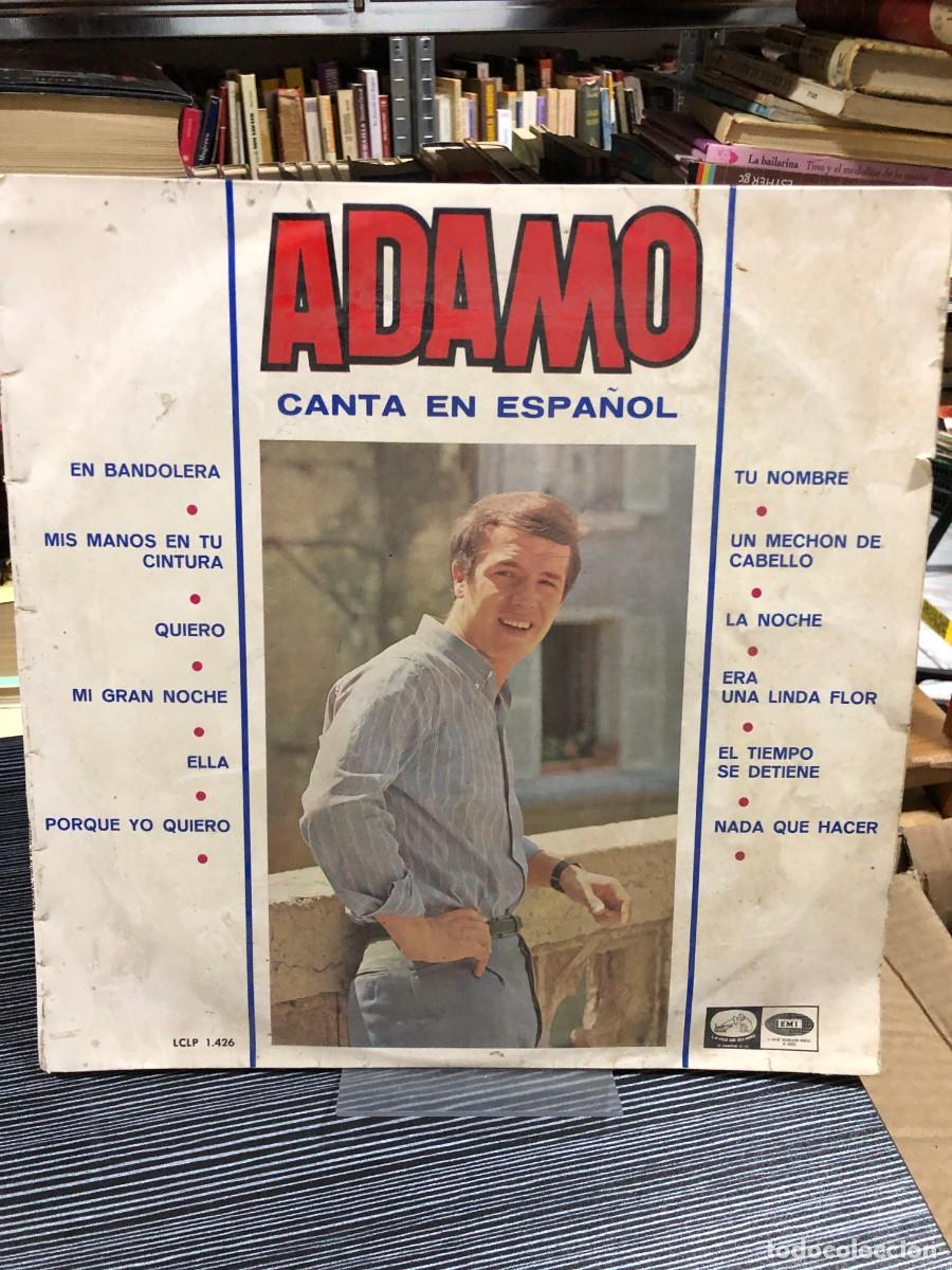 Discos de vinilo: Adamo Canta en Espa&ntilde;ol EMI - La Voz de su Amo