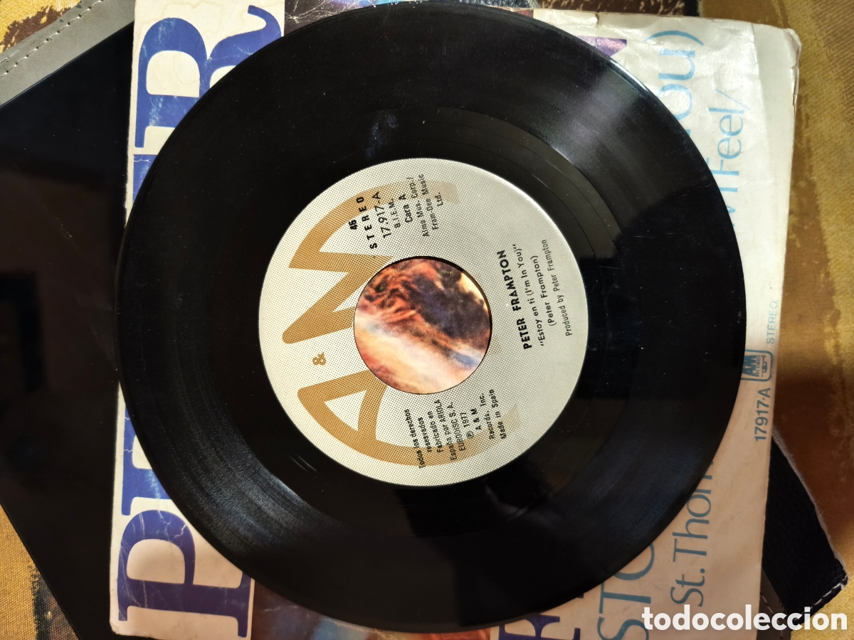 Discos de vinilo: Peter Frampton: Im In You/Estoy en ti Single 7&rdquo; - Foto 4