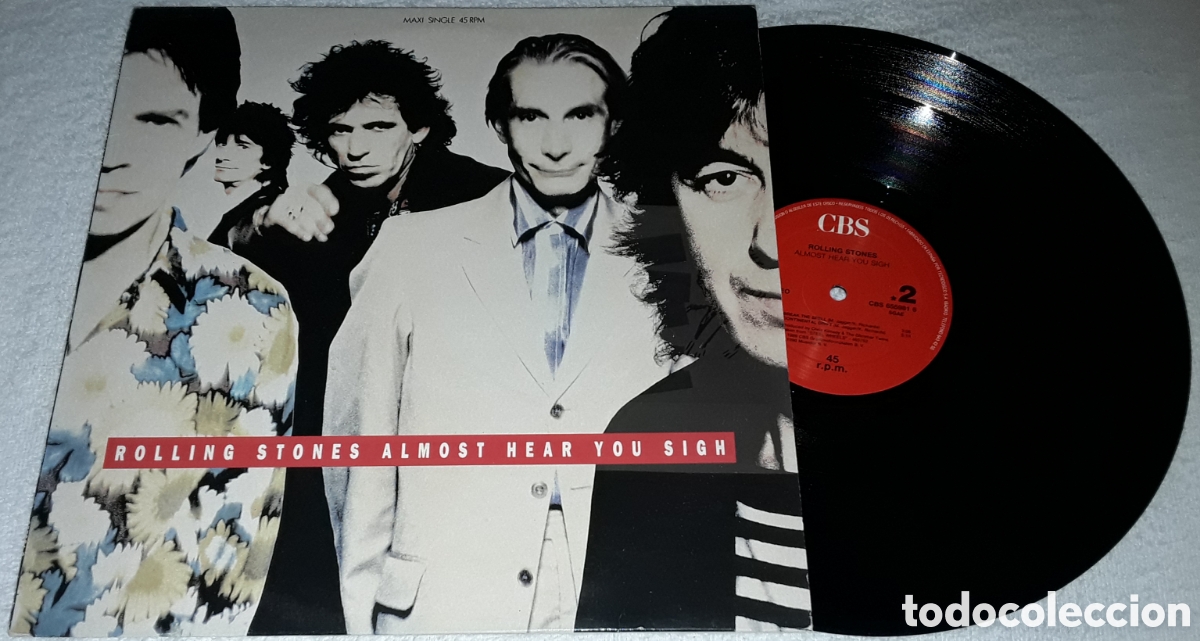Discos de vinilo: MAXI - THE ROLLING STONES - ALMOST HEAR YOU SIGH / BREAK THE SPELL / CONTINENTAL DRIFT