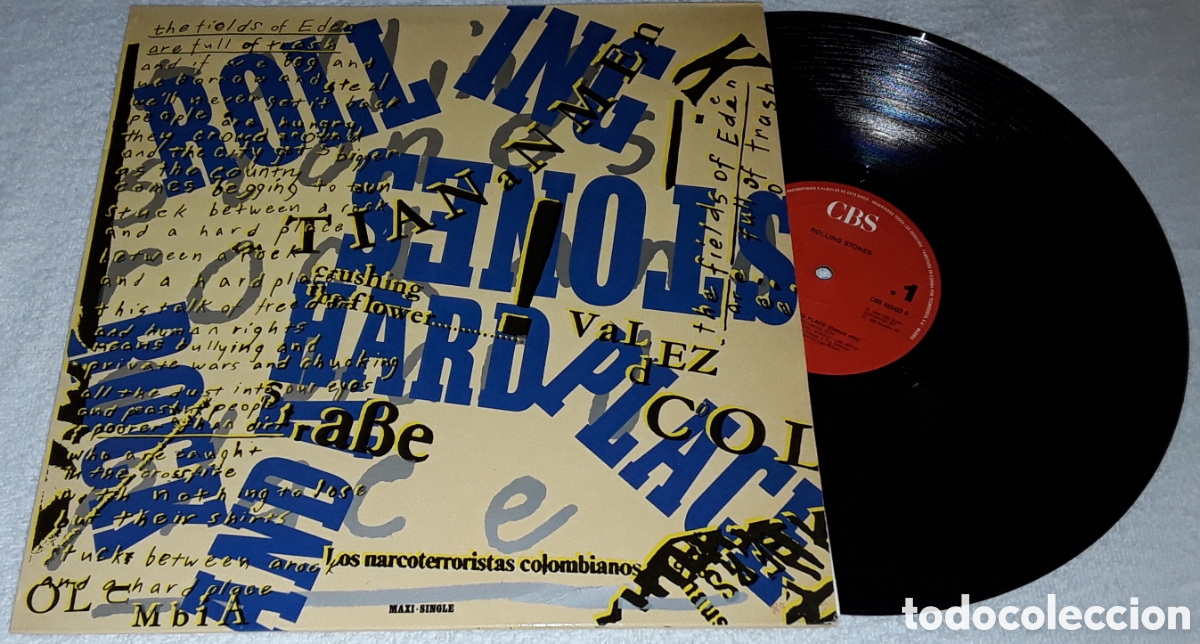 Discos de vinilo: MAXI - THE ROLLING STONES - ROCK AND ROLL PLACE / COOK COOK BLUES - EDICI&Oacute;N ESPA&Ntilde;OLA
