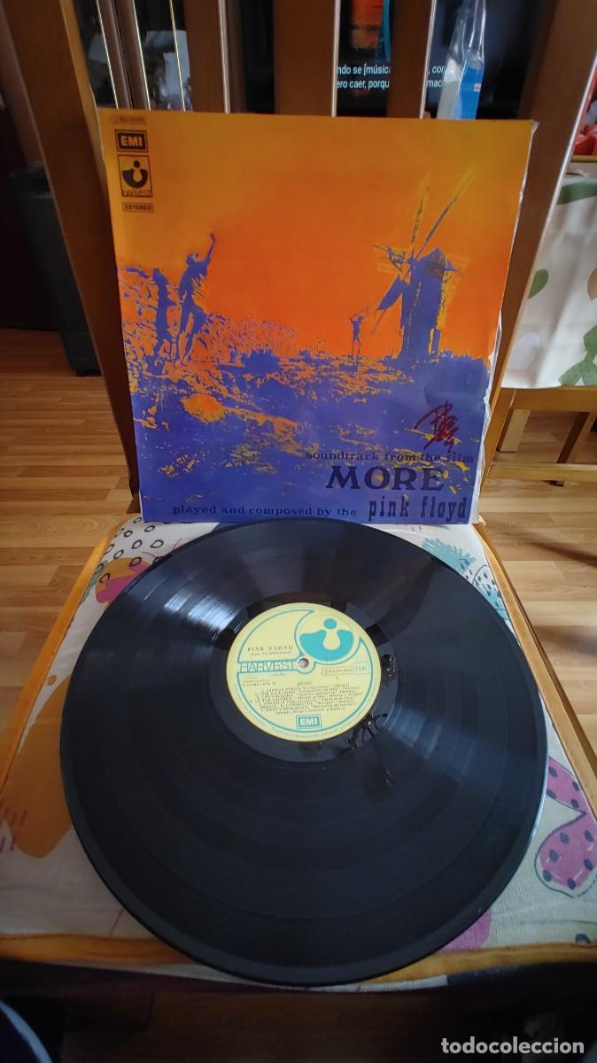 Discos de vinilo: PINK FLOYD-LP MORE-SPAIN 1974 - Foto 1