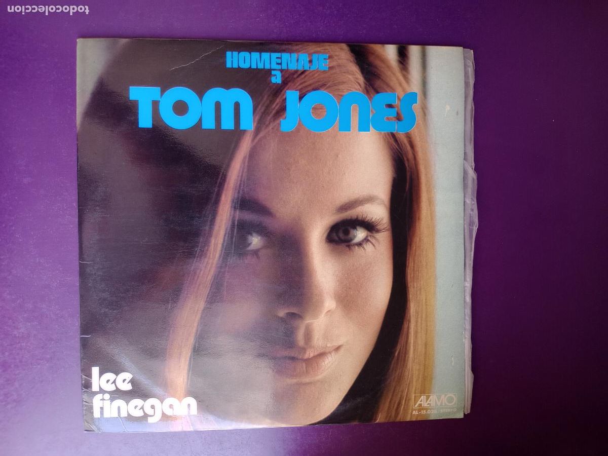 Discos de vinilo: HOMENAJE A TOM JONES POR LEE FINEGAN - LP ALAMO 1973 - 12 EXITOS - VALE ORCHESTRA