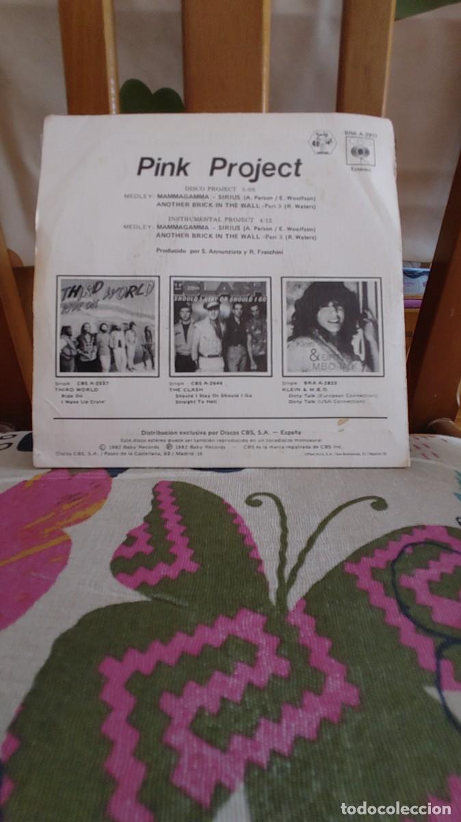 Discos de vinilo: PINK PROJECT-SINGLE MEDLEY MAMMAGAMMA SIRIUS - Foto 2