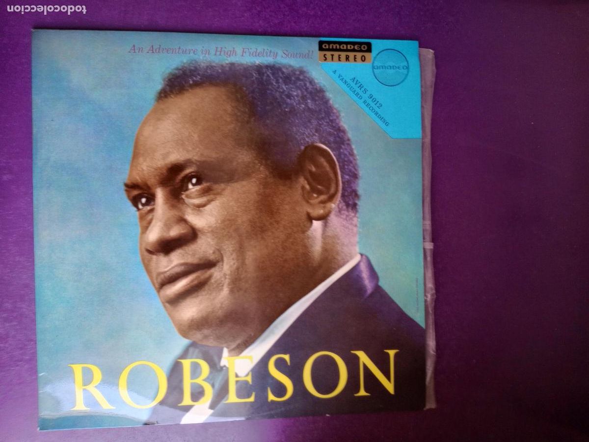 Discos de vinilo: Paul Robeson &ndash; Robeson - LP AMADEO 1958 - COUNTRY FOLK SOUL 50'S - EDICION AUSTRIA STEREO