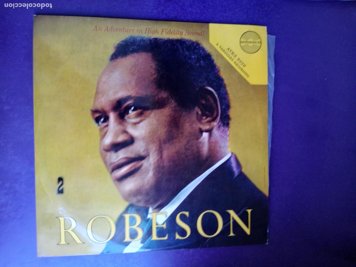 Discos de vinilo: Paul Robeson 2 ENCORES - LP AMADEO 1958 - COUNTRY FOLK SOUL GOSPEL 50'S - EDICION AUSTRIA STEREO