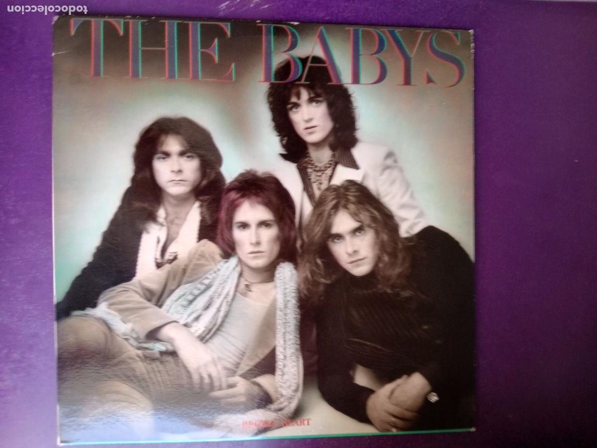 Discos de vinilo: The Babys &ndash; Broken Heart - LP CHRYSALIS 1977 - POP ROCK 70'S SIN USO - EDICION CANADA - JOHN WAITE