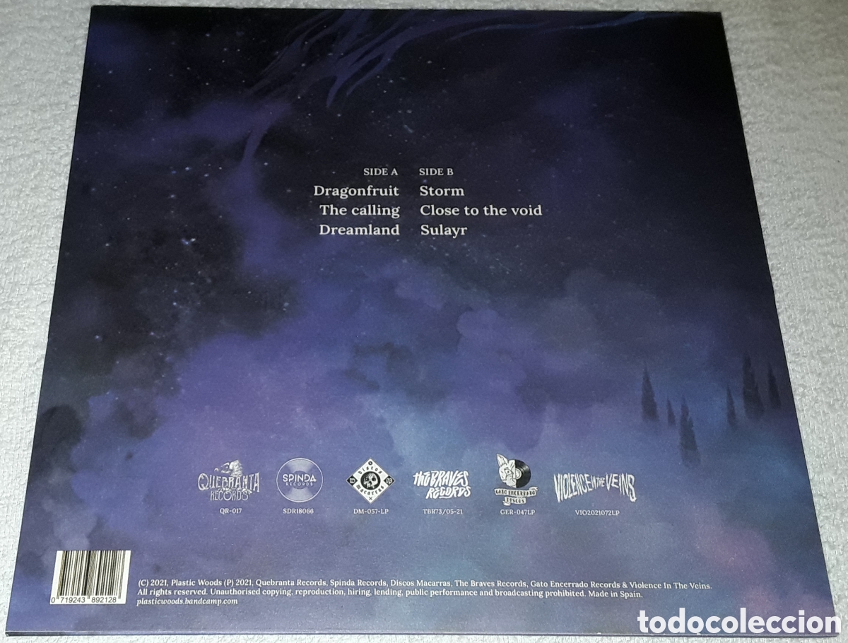 Discos de vinilo: LP - PLASTIC WOODS - DRAGONFRUIT - Foto 2