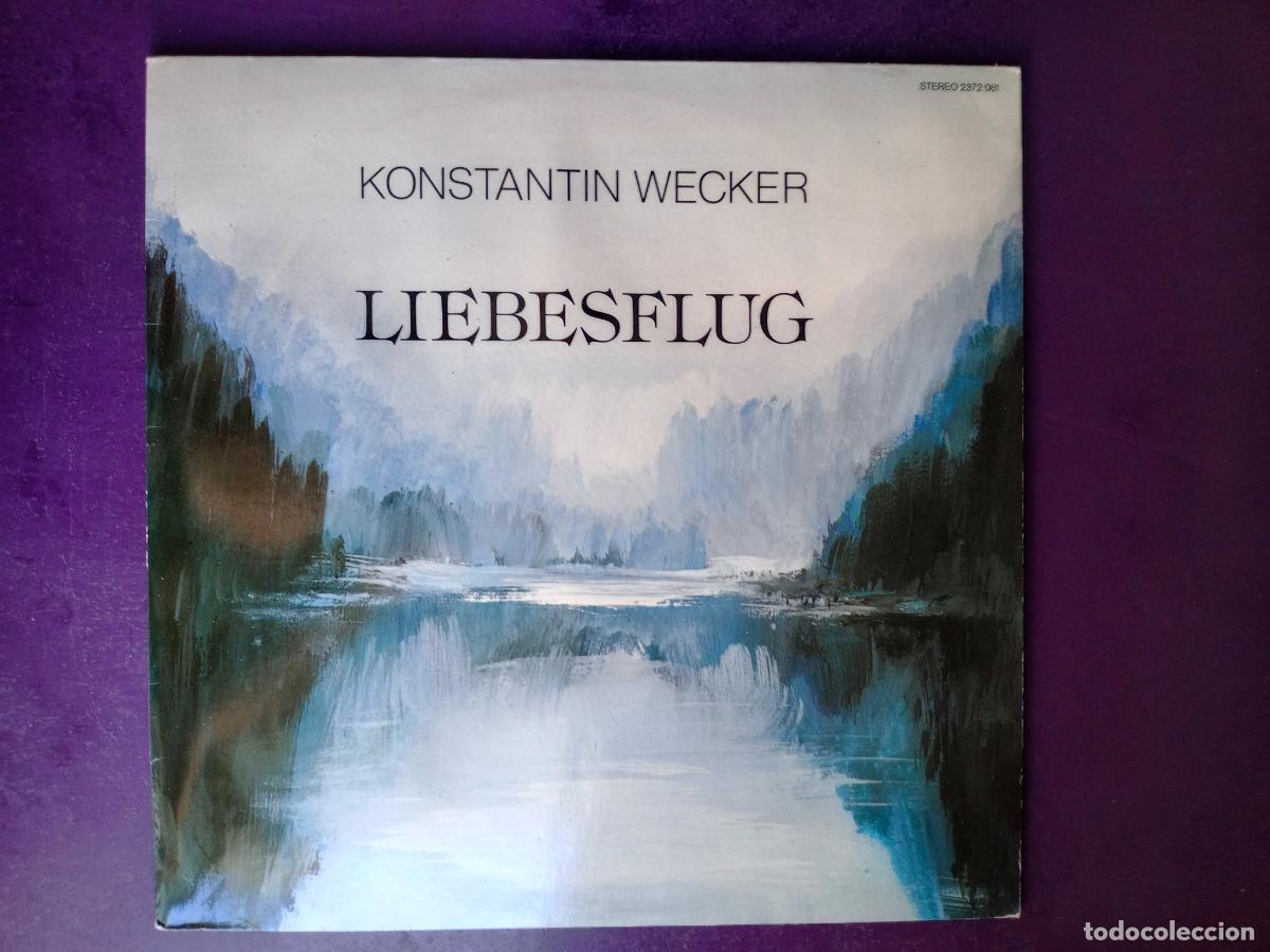 Discos de vinilo: Konstantin Wecker &ndash; Liebesflug - LP POLYDOR 1981 - PIANO BLUES ALEMANIA- SIN USO