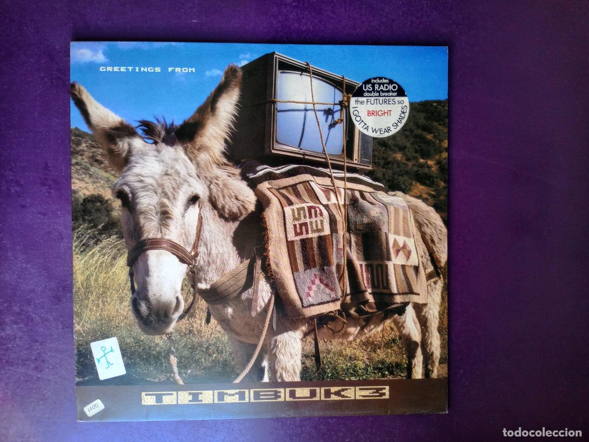 Discos de vinilo: Timbuk 3 &lrm;&ndash; Greetings From Timbuk 3 - LP IRS 1986 - SIN USO - INDIE ROCK 80'S