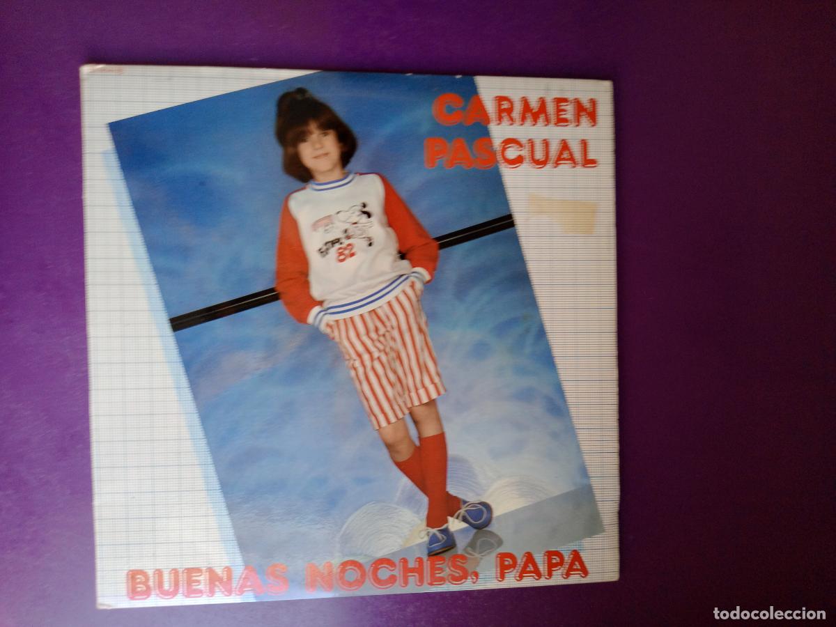 Discos de vinilo: CARMEN PASCUAL &lrm;&ndash; BUENAS NOCHES, PAP&Aacute; - LP CFE 1982 - MUSICA INFANTIL 80'S - SIN USO