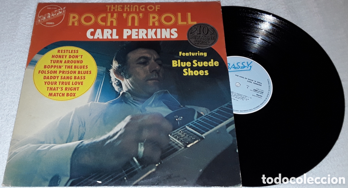 Discos de vinilo: LP- CARL PERKINS - THE KING OF ROCK N ROLL - MADE IN HOLLAND -THE KING OF ROCK N ROLL CARL PERKINS
