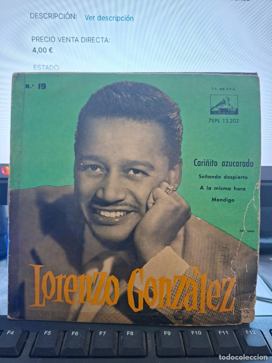 Discos de vinilo: LORENZO GONZALEZ - CARI&Ntilde;ITO AZUCARADO - EP DE VINILO - C-66