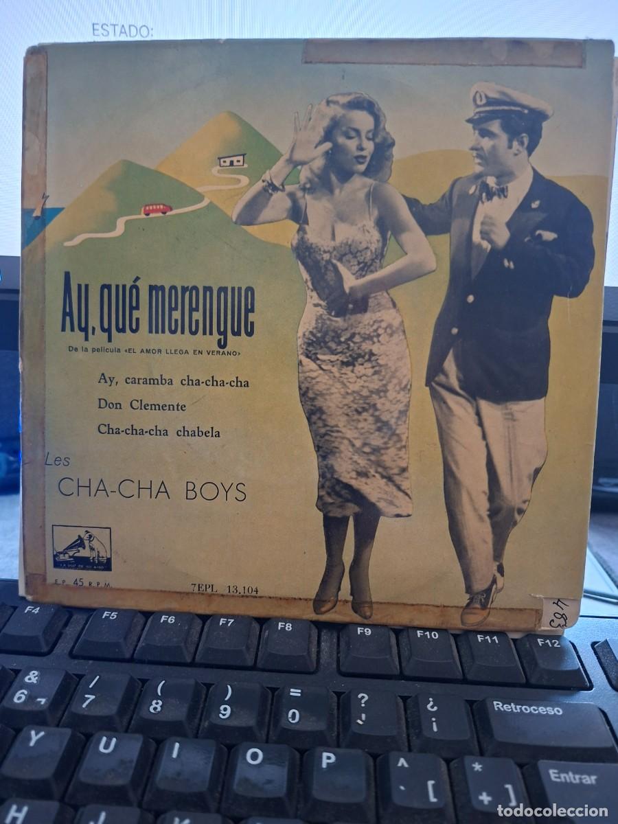 Discos de vinilo: LOS CHA CHA BOYS - AY QUE MERENGUE - EP DE VINILO - C-66