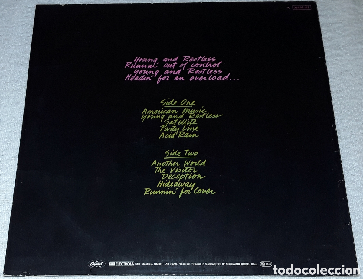 Discos de vinilo: LP - PRISM - YOUNG AND RESTLESS - MADE IN GERMANY - Foto 2