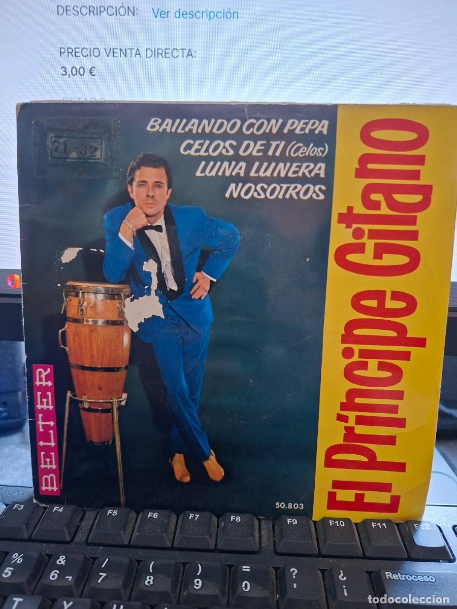 Discos de vinilo: EL PRINCIPE GITANO - BAILANDO CON PEPA - EP DE VINILO - C-62