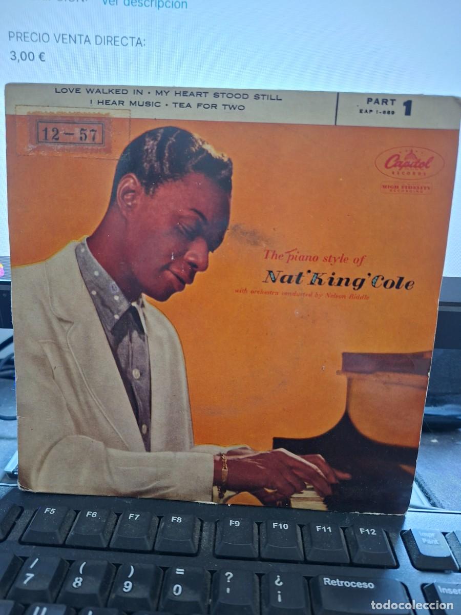 Discos de vinilo: NAT KING COLE - LOVE WALKED IN - EP DE VINILO - C-62