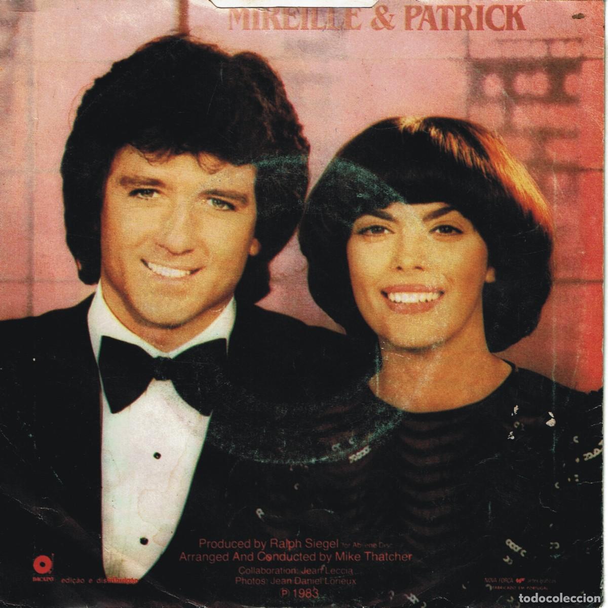 Discos de vinilo: Mireille Mathieu, Patrick Duffy - 7&rdquo; made in Germany - 1983 Ariola - Foto 2