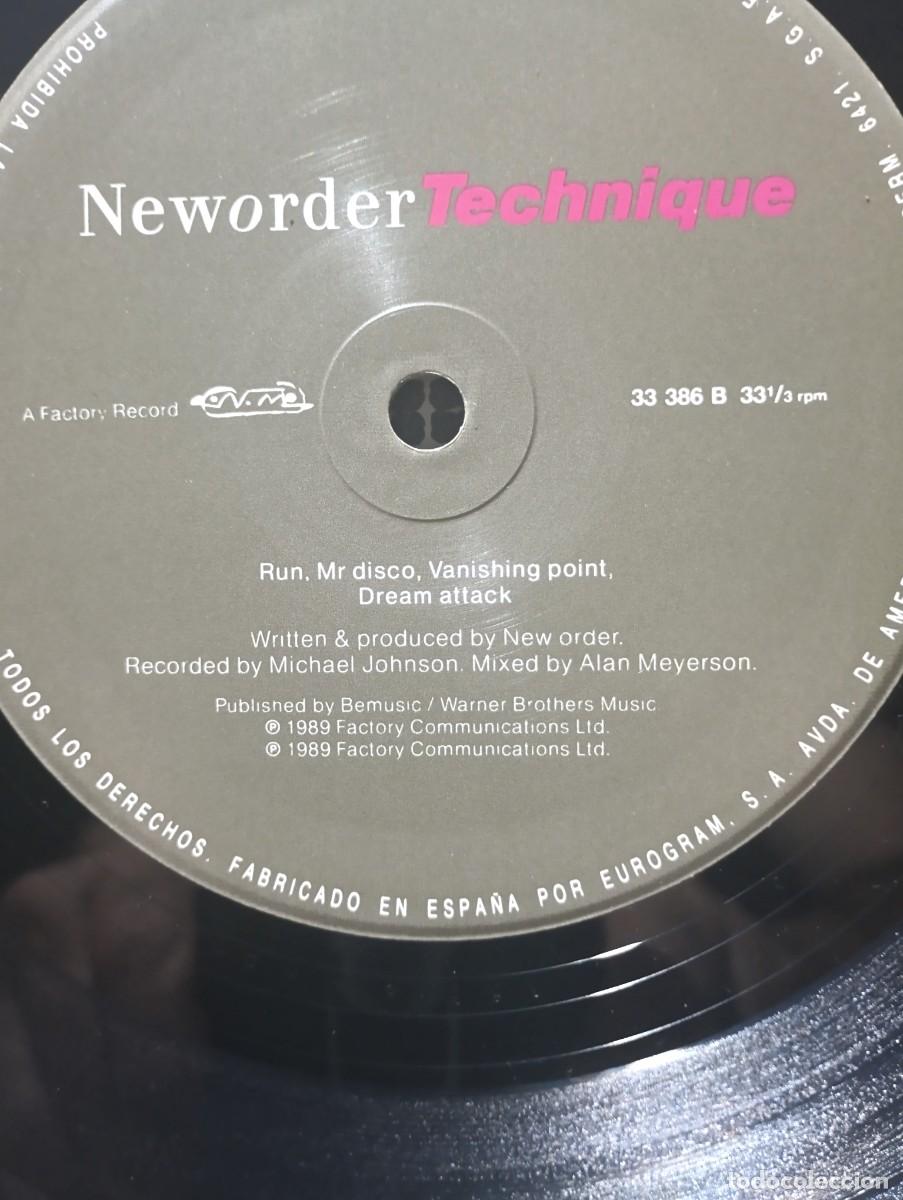 Discos de vinilo: NEW ORDER-TECHNIQUE. - Foto 4
