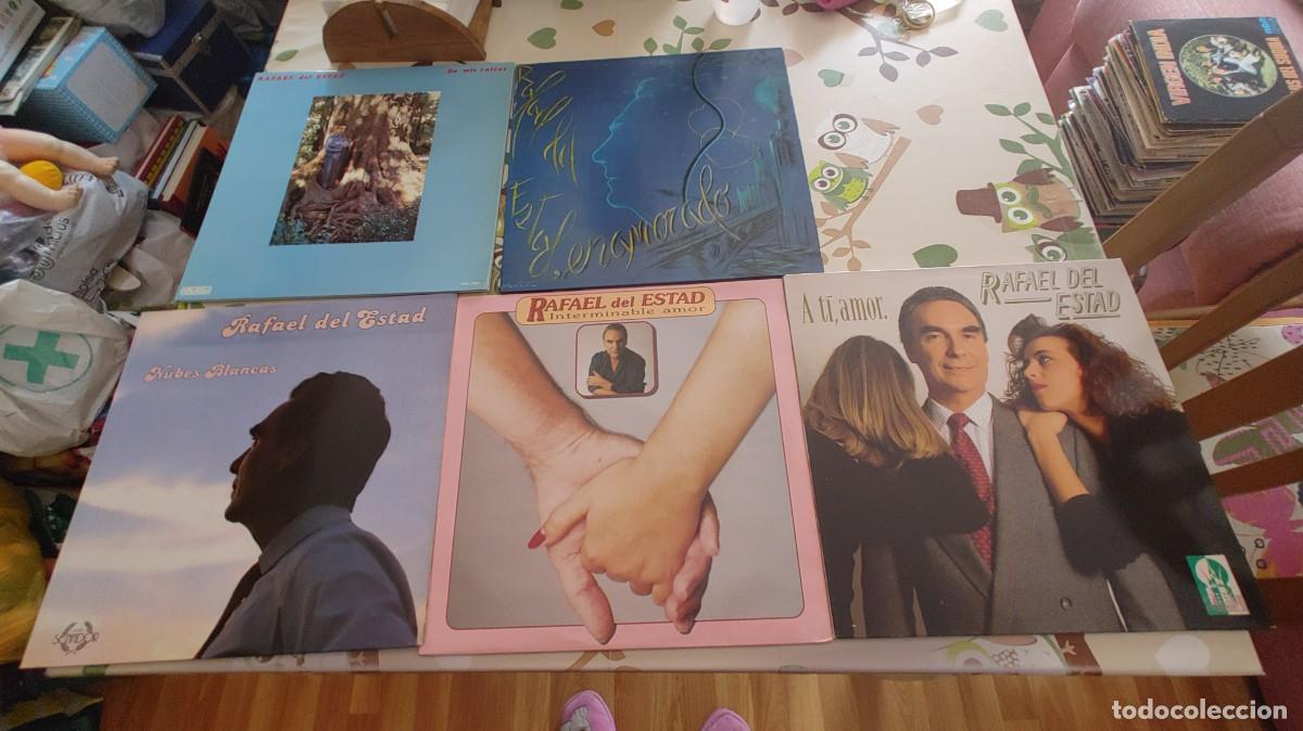 Discos de vinilo: RAFAEL DEL ESTAD-LOTE DE 5 LPS