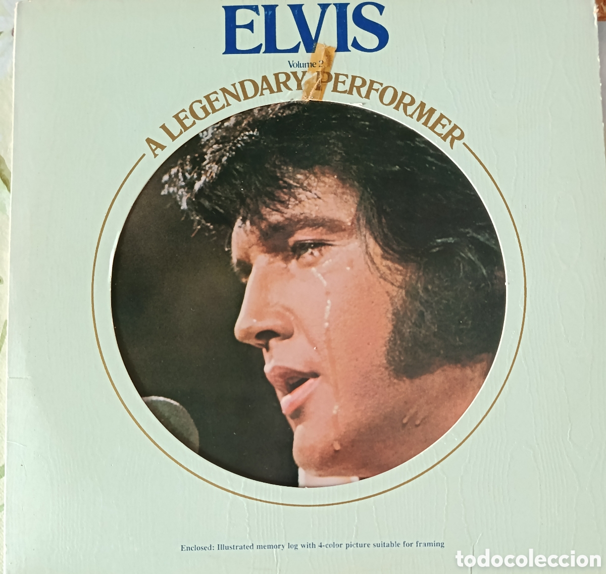 Discos de vinilo: Elvis Presley Lp con libreto sello RCA editado en USA a&ntilde;o 1976.