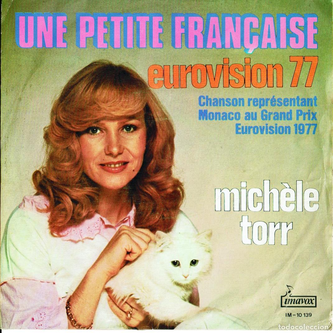 Discos de vinilo: Mich&egrave;le Torr &ndash; Une Petite Fran&ccedil;aise- 7&rdquo; made in Portugal - 1977 Imavox