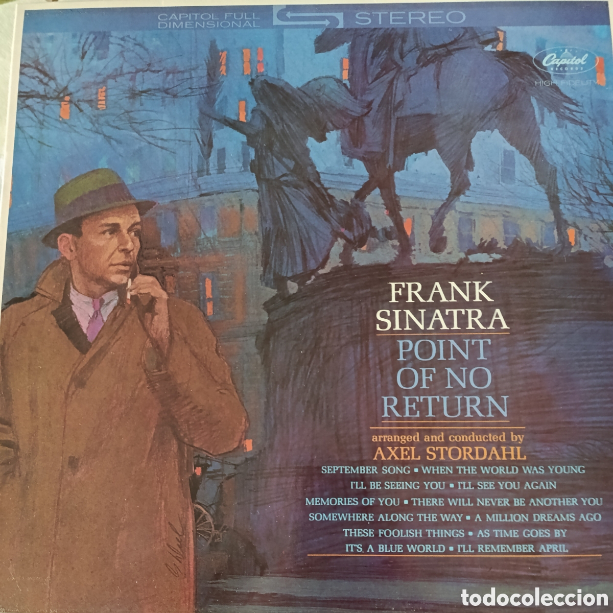 Discos de vinilo: Frank Sinatra Lp sello Capitol editado en Espa&ntilde;a a&ntilde;o 1985