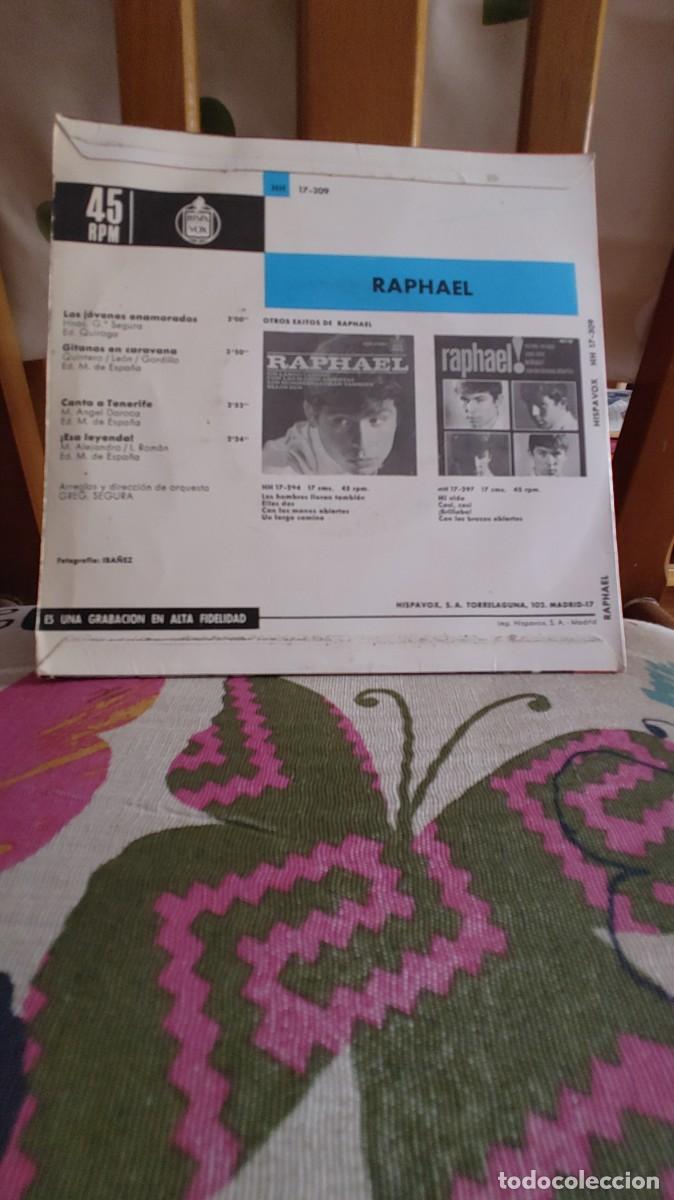 Discos de vinilo: RAPHAEL-EP LOS JOVENES ENAMORADOS +3 - Foto 2
