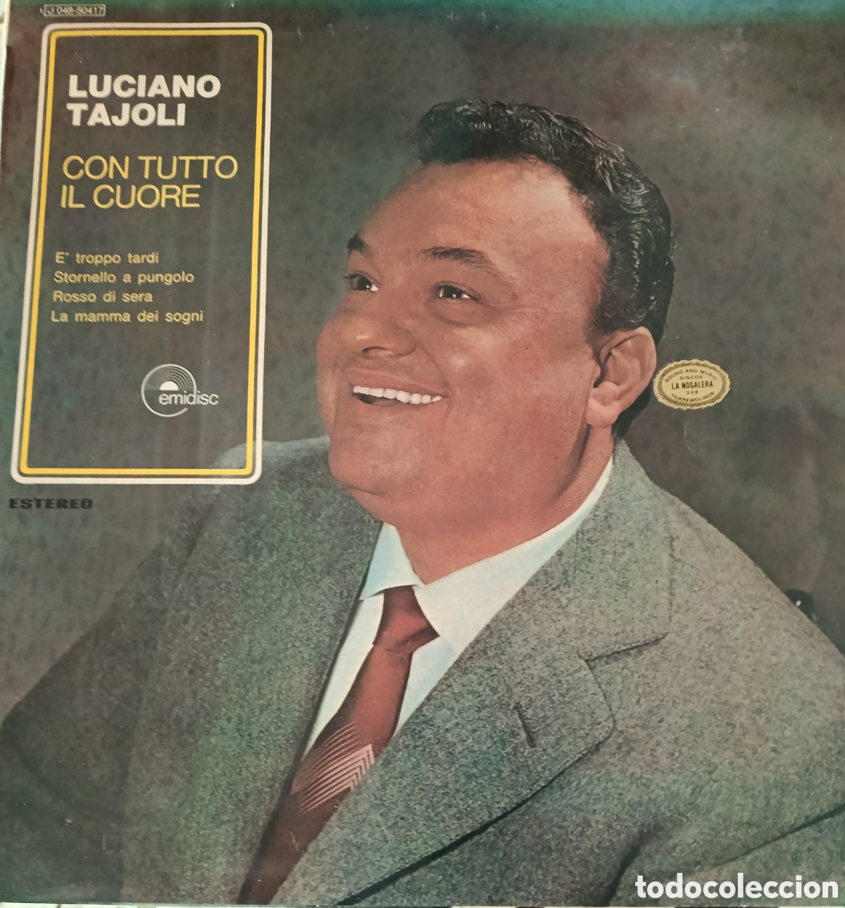 Discos de vinilo: Luciano Tajoli Lp sello Emidisc editado en Espa&ntilde;a a&ntilde;o 1972.