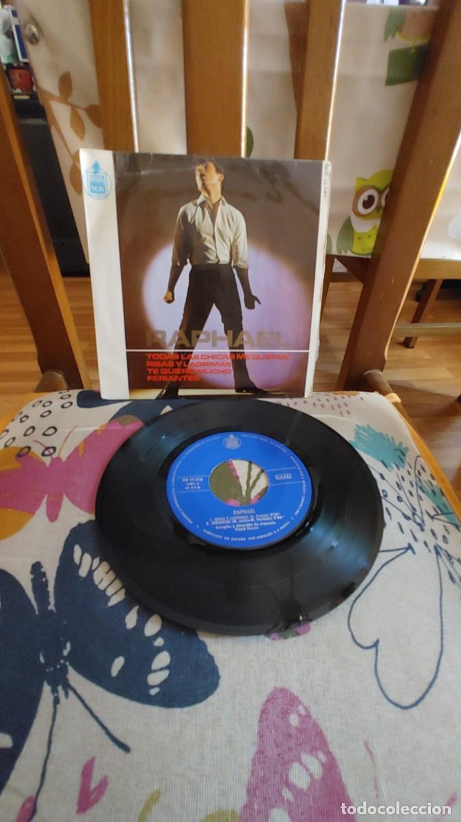 Discos de vinilo: RAPHAEL-EP TODAS LAS CHICAS ME GUSTAN +3 - Foto 1