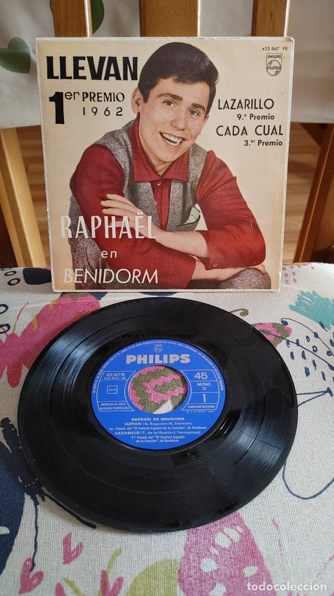 Discos de vinilo: RAPHAEL-EP RAPHAEL EN BENIDORM-LLEVAN +3 - Foto 1