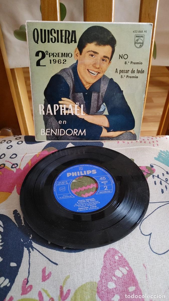 Discos de vinilo: RAPHAEL-EP RAPHAEL EN BENIDORM-QUISIERA +3