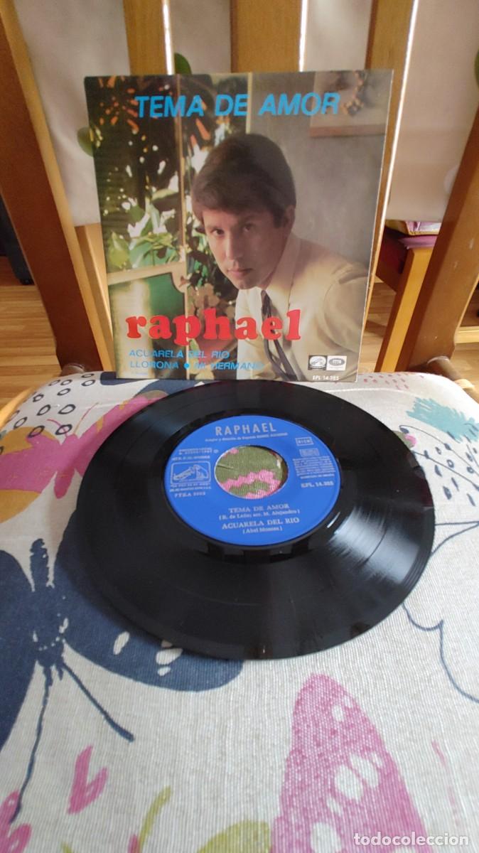 Discos de vinilo: RAPHAEL-EP TEMA DE AMOR +3 - Foto 1
