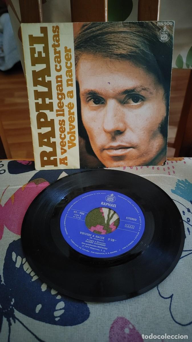 Discos de vinilo: RAPHAEL-SINGLE A VECES LLEGAN CARTAS