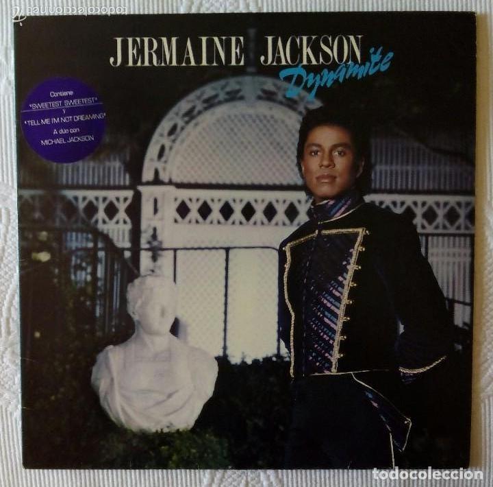 Discos de vinilo: JERMAINE JACKSON - DYNAMITE .- LP DE 1984 - ARISTA - CONTIENE UN TEMA A DUO CON MICHAEL JACKSON