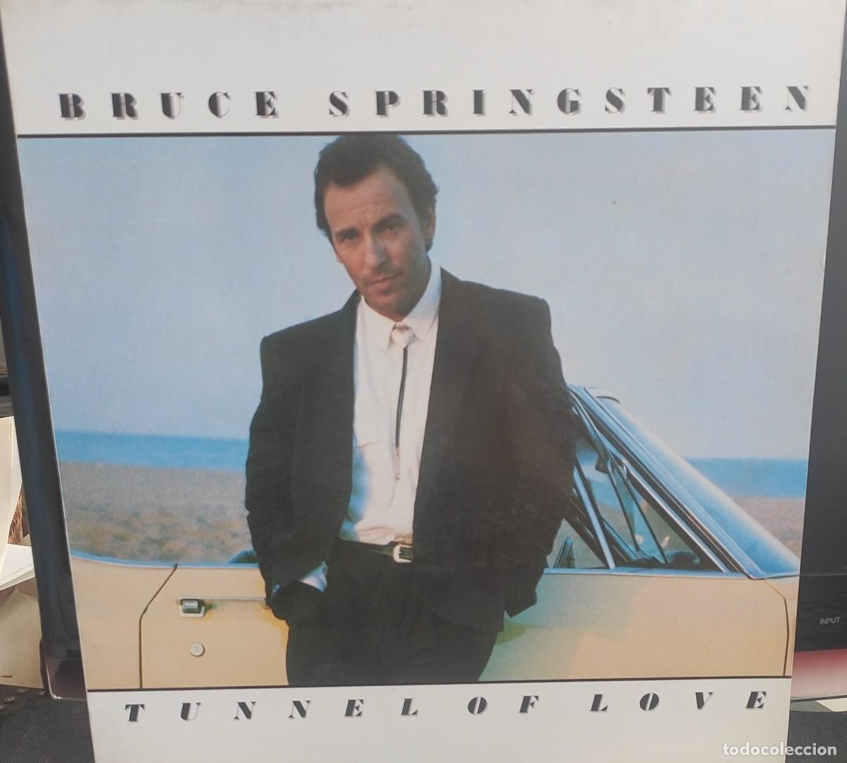 Discos de vinilo: Vinilo LP Bruce Springsteen - Tunnel Of Love - Ed. espa&ntilde;ola de 1987 Matriz AL-40999-IA (G5)