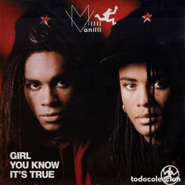 Discos de vinilo: MILLI VANILLI - GIRL YOU KNOW IT&acute;S TRUE .. MAXISINGLE DE 1988 - BMG-ARIOLA ..CONTIENE 3 TEMAS