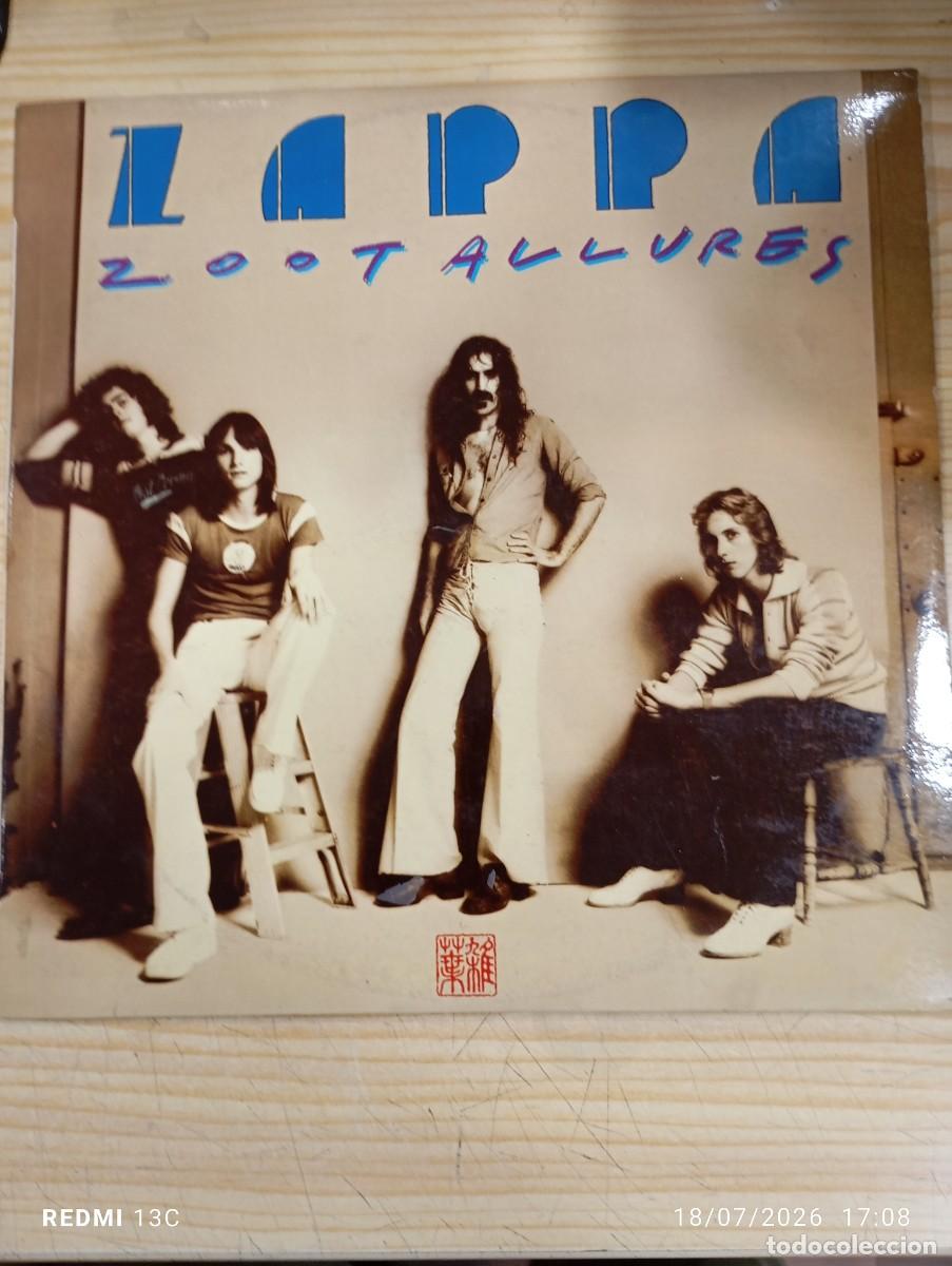 Discos de vinilo: Lp - Zappa* &lrm;&ndash; Zoot Allures - 1&ordf; Edicion Espa&ntilde;ola 1976