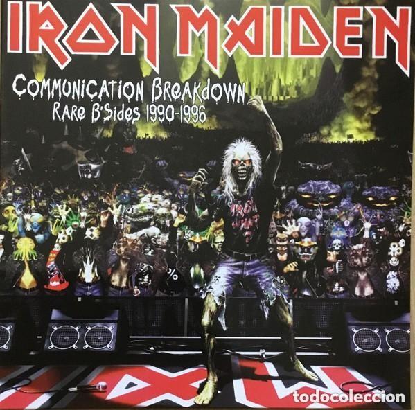 Discos de vinilo: IRON MAIDEN - COMMUNICATION BREAKDOWN ..LP RARE B - SIDES 1990-1996 - VERE RECORDS FRANCIA - NUEVO