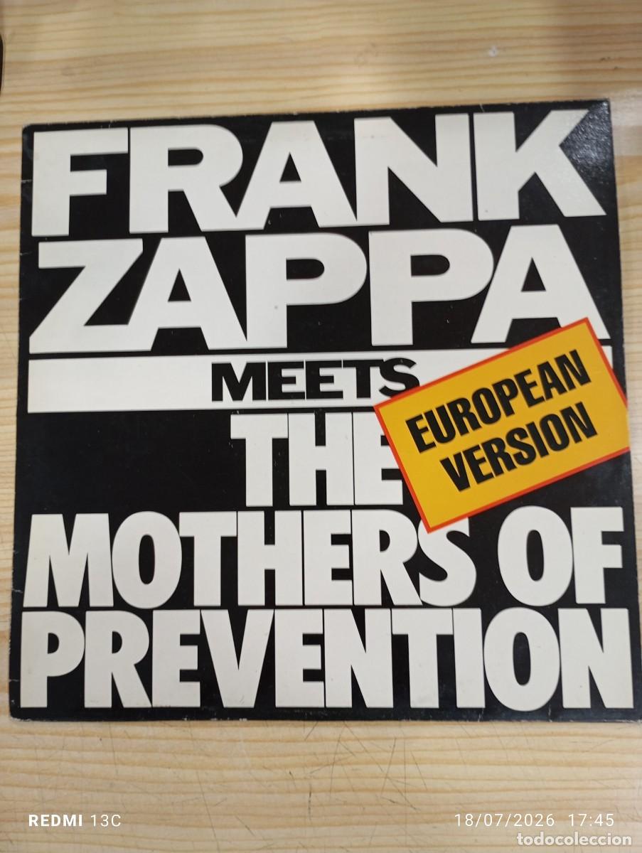 Discos de vinilo: Lp -Frank Zappa &lrm;&ndash; Frank Zappa Meets The Mothers Of Prevention (European Vers- Edicion Espa&ntilde;ola