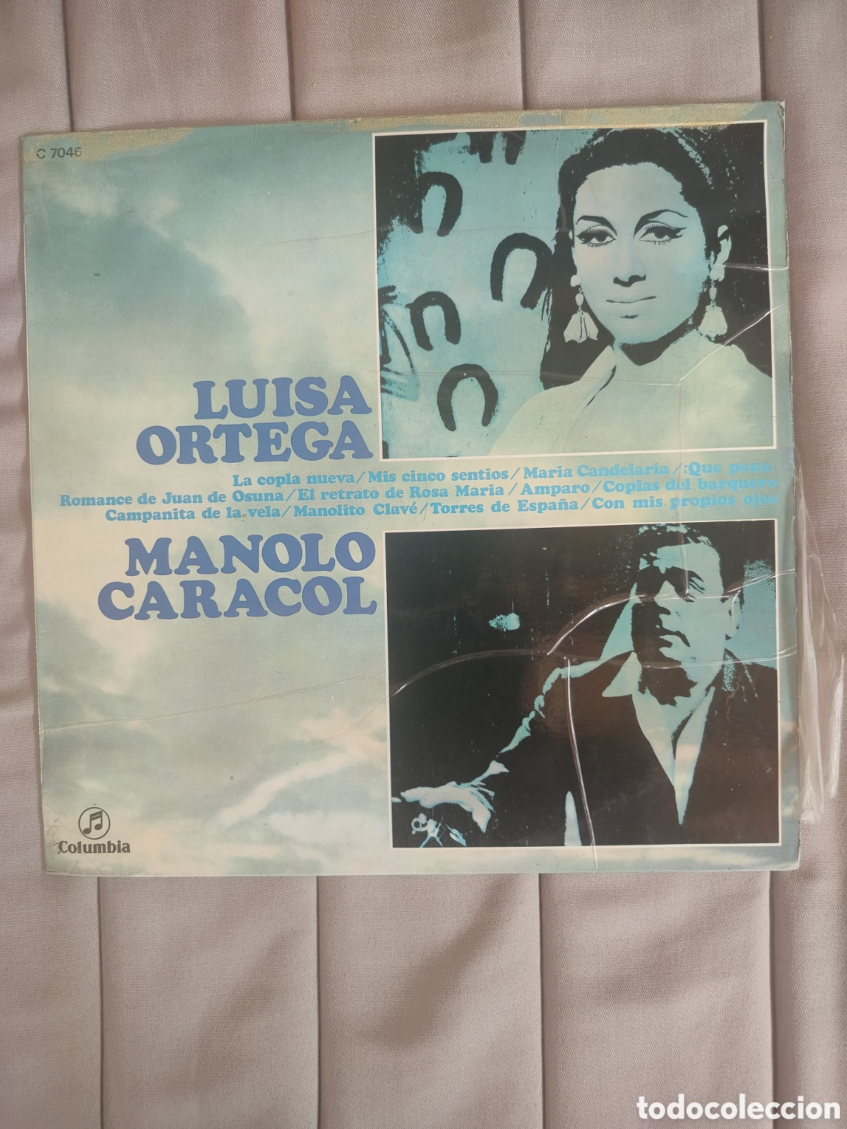 Discos de vinilo: Luisa Ortega/Manolo Caracol LP - Foto 1