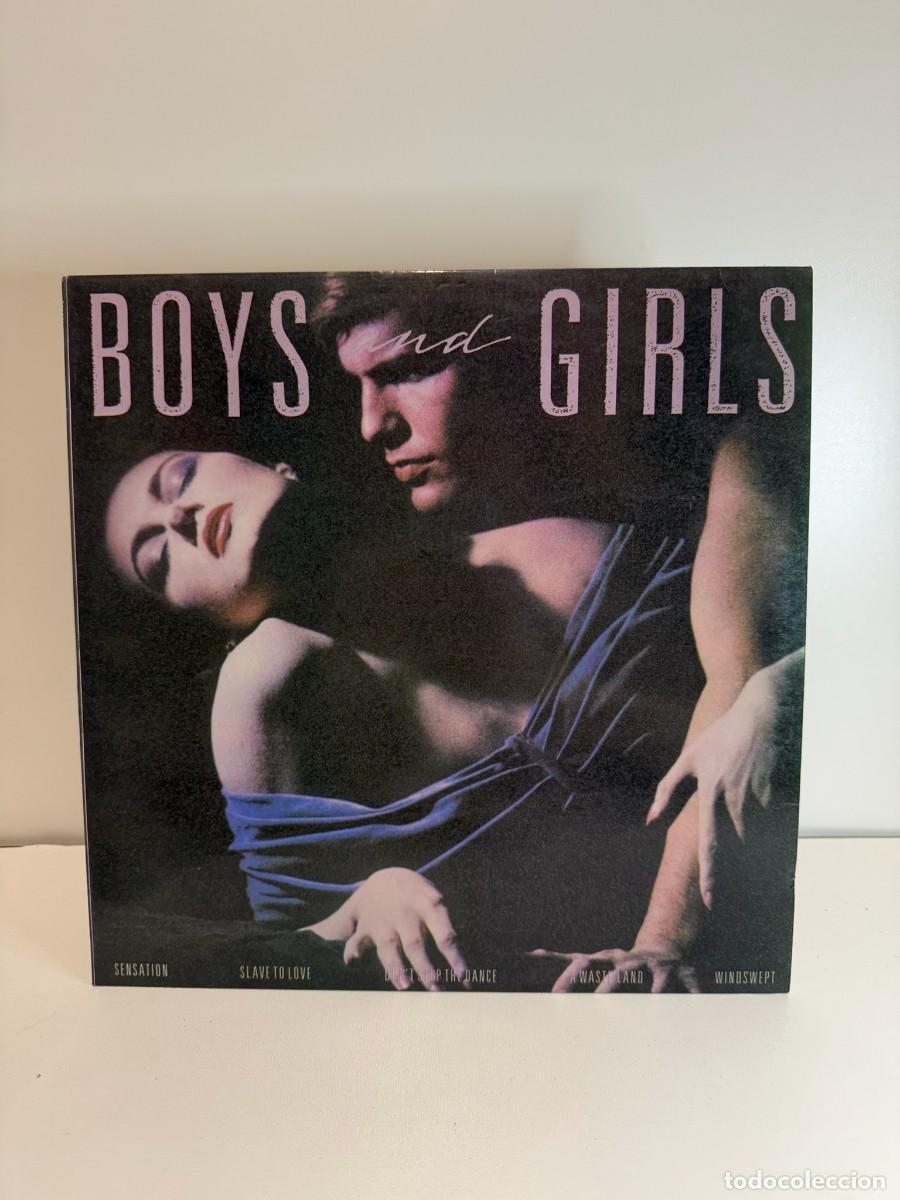 Discos de vinilo: BRYAN FERRY (LP) BOYS AND GIRLS - A&Ntilde;O 1985 - ENCARTE CON LETRAS