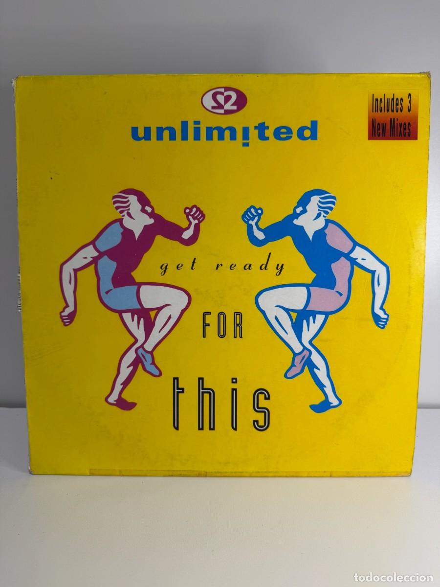 Discos de vinilo: 2 UNLIMITED (MX) GET READY FOR THIS (4 TRACKS) - A&Ntilde;O 1991